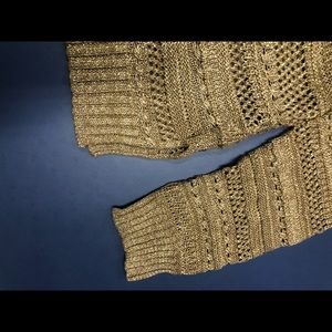 Ralph Lauren GOLD sweater (long and stretchy!)
